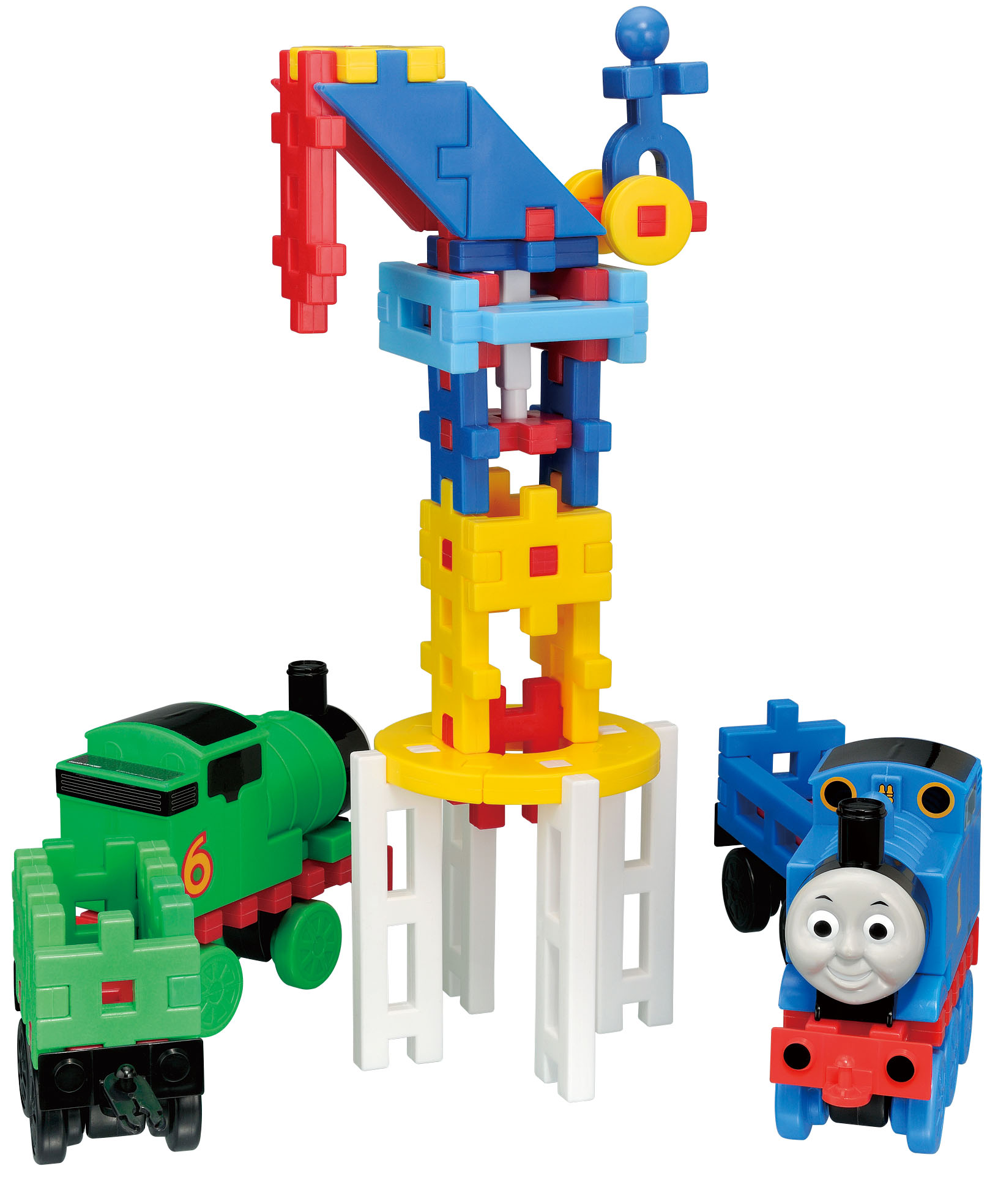 Gakkenニューブロック きかんしゃトーマス トーマスとパーシー 学研ステイフル