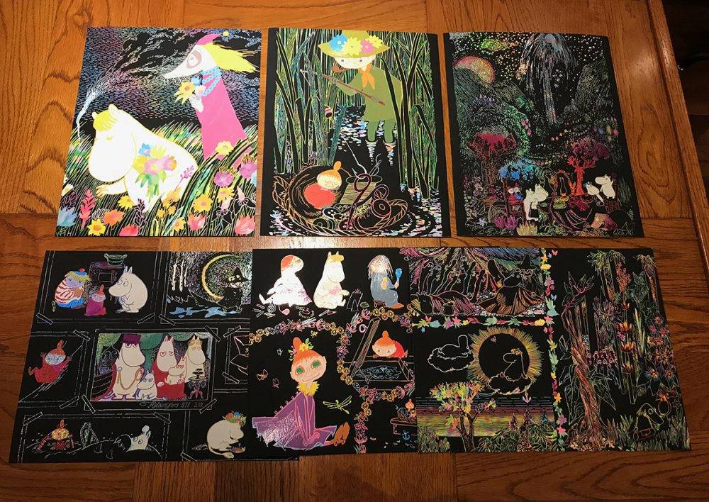 MOOMIN 大人のためのヒーリングスクラッチアート(ムーミン谷の物語)