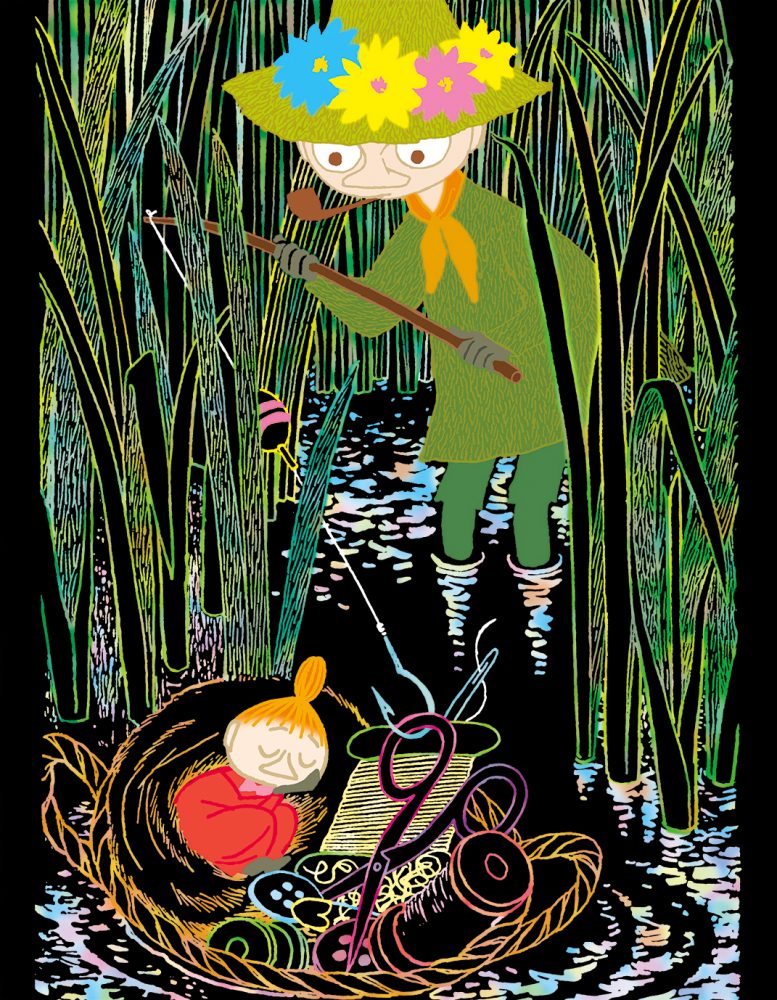 MOOMIN 大人のためのヒーリングスクラッチアート(ムーミン谷の物語)