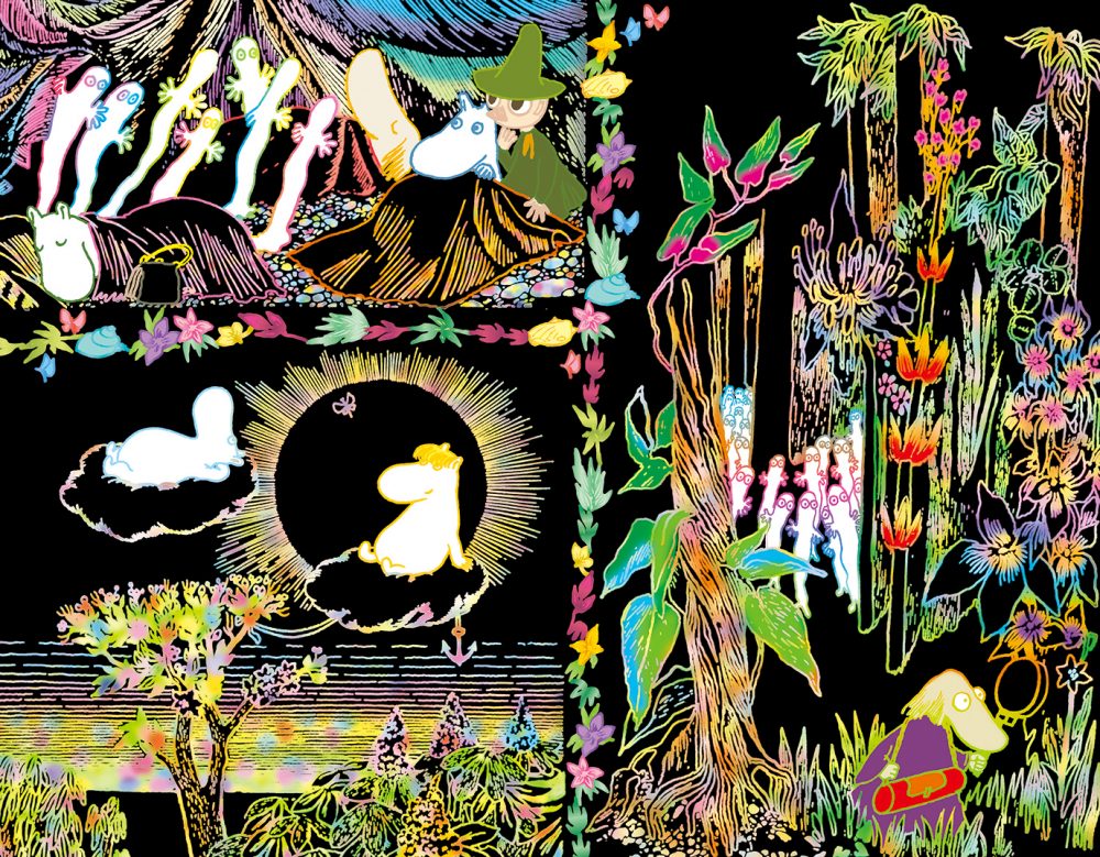 MOOMIN 大人のためのヒーリングスクラッチアート（ムーミン谷の物語） - 学研ステイフル
