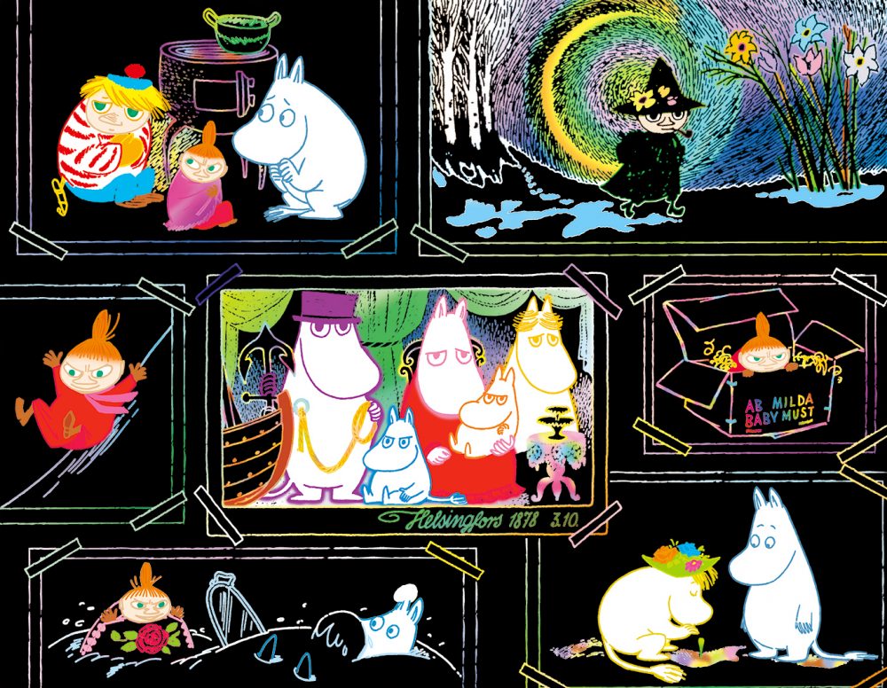 MOOMIN 大人のためのヒーリングスクラッチアート（ムーミン谷の物語） - 学研ステイフル