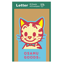 OSAMU GOODS オサムグッズ<br>ダイカットパックレター（キャット）