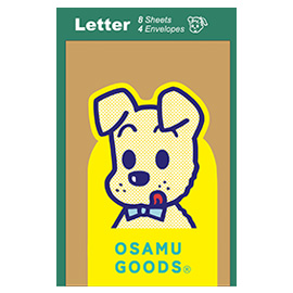 OSAMU GOODS オサムグッズ<br>ダイカットパックレター（ドッグ）