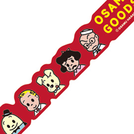 OSAMU GOODS オサムグッズ<br>ダイカットマスキングテープ１８Ｗ（レッド）