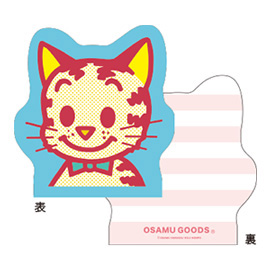 OSAMU GOODS オサムグッズ<br>ダイカットメモ（キャット）