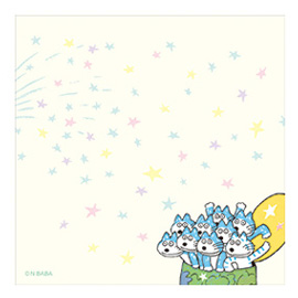 11ぴきのねこ 馬場のぼる<br> ブロックメモ（花火）