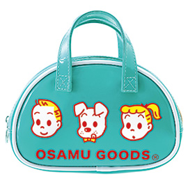 OSAMU GOODS オサムグッズ<br>ボストン型ポーチ(ターコイズ)