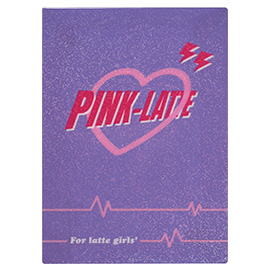 PINK-latte ピンクラテ<br>下敷き(ハート)