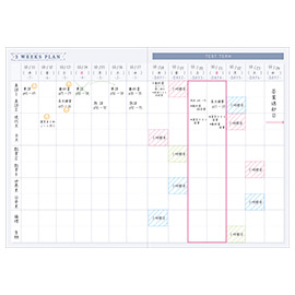 スタディプランシリーズ<br>テスト記録帳（花）