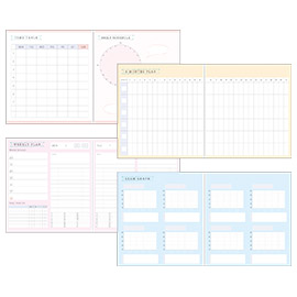 スタディプランシリーズ<br>スタディプランニングノート(花）