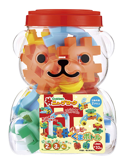 Gakkenニューブロック ハッピーくまボトル