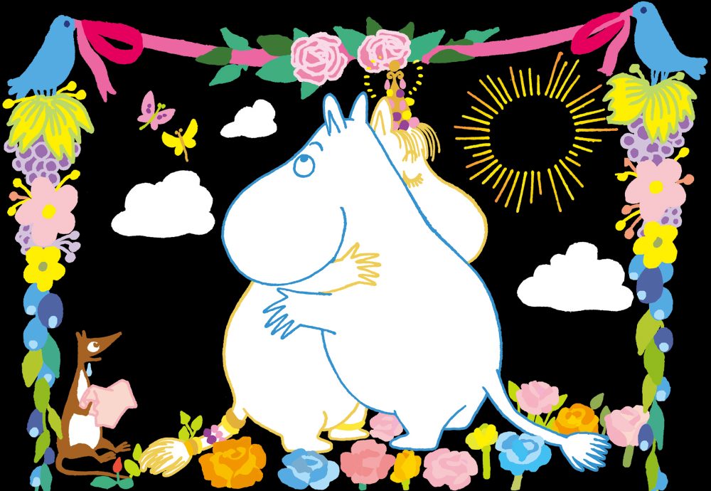 MOOMIN 大人のためのヒーリングスクラッチアート（ムーミン谷　ポストカード）