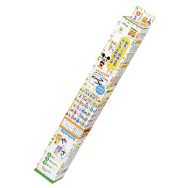 学研のディズニー知育玩具<br>ディズニーティンカーキッズ<br>なぞっておぼえる あいうえおポスター