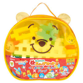 学研のディズニー知育玩具<br>Gakkenニューブロック<br>ディズニーティンカーキッズ<br>くまのプーさんバッグ