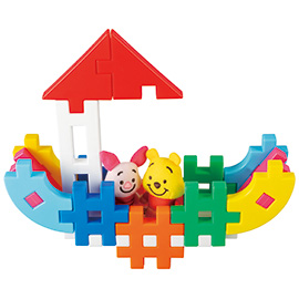 学研のディズニー知育玩具<br>Gakkenニューブロック<br>ディズニーティンカーキッズ<br>くまのプーさんバッグ