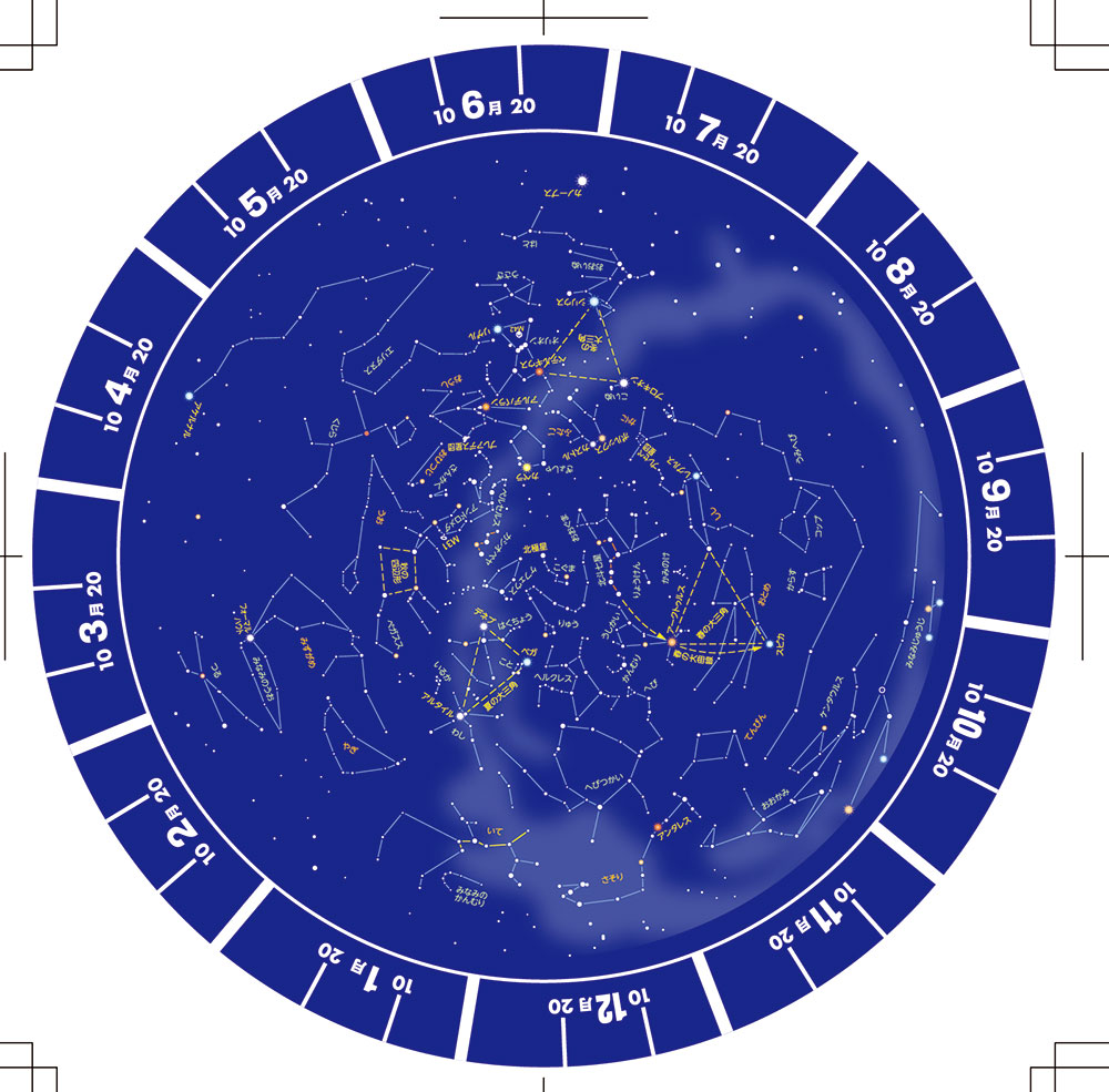 科学と学習PRESENTS　星座早見スコープ＆プラネタリウム