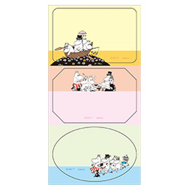 MOOMIN ムーミン<br>DCメッセージシール(家族)