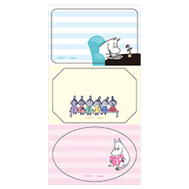 MOOMIN ムーミン<br>DCメッセージシール(ボーダー)