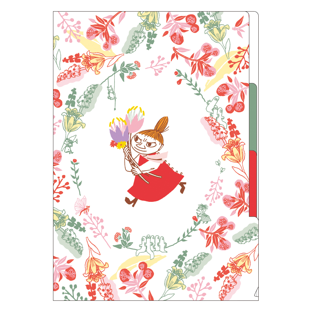 MOOMIN ムーミン Ａ４ ３ポケットファイル（ホワイト） - 学研ステイフル