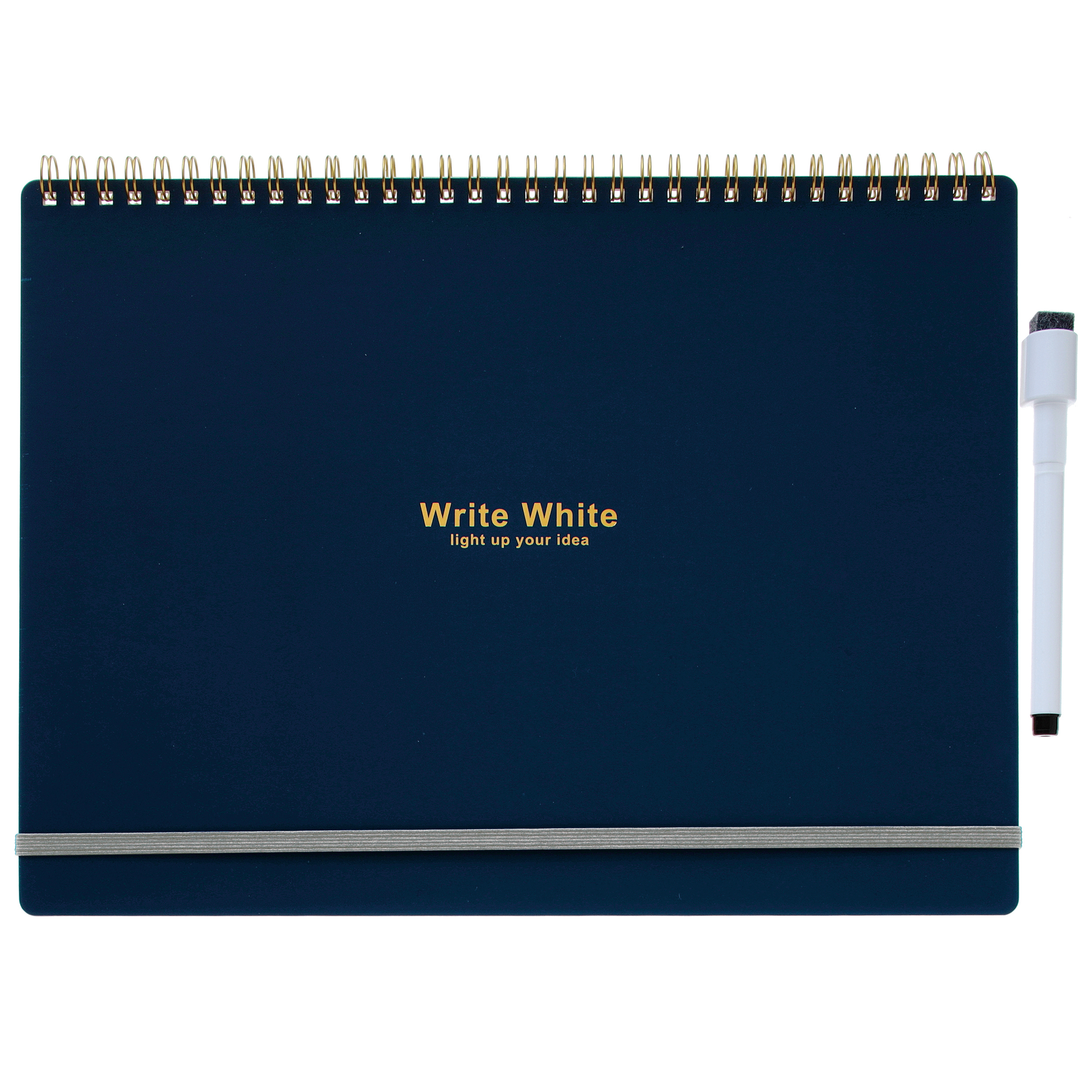 Write White ライトホワイト<br>ホワイトボードノートA4(NV)