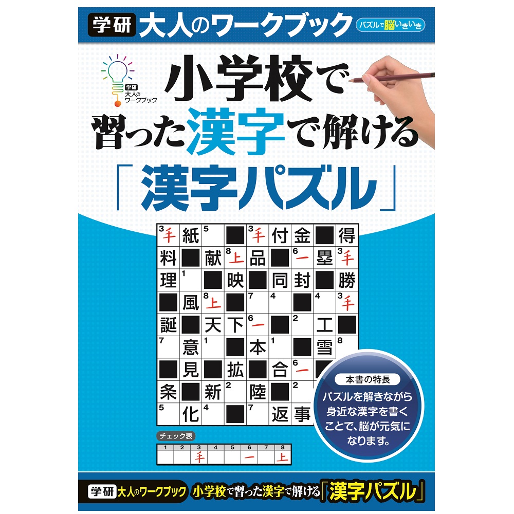 大人のワークブック<br>小学校で習った漢字で解ける漢字パズル