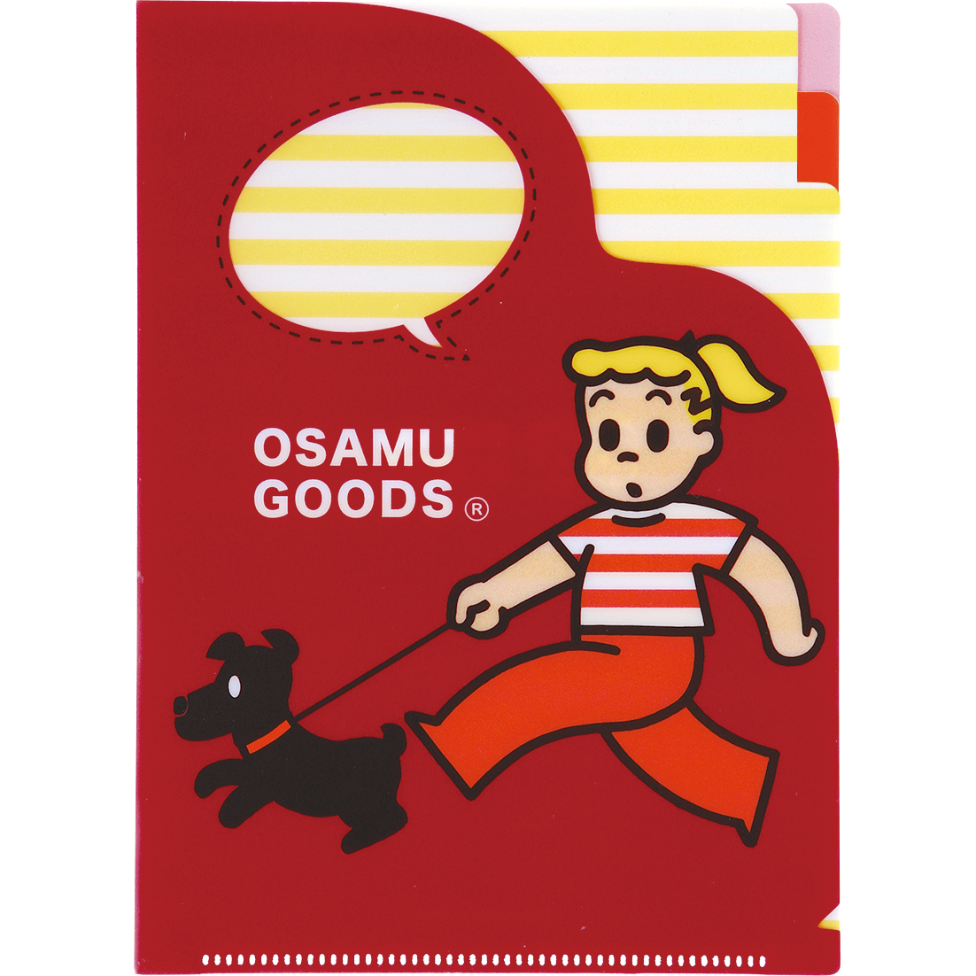 OSAMU GOODS オサムグッズ<br>A5 3ポケットファイル(散歩)