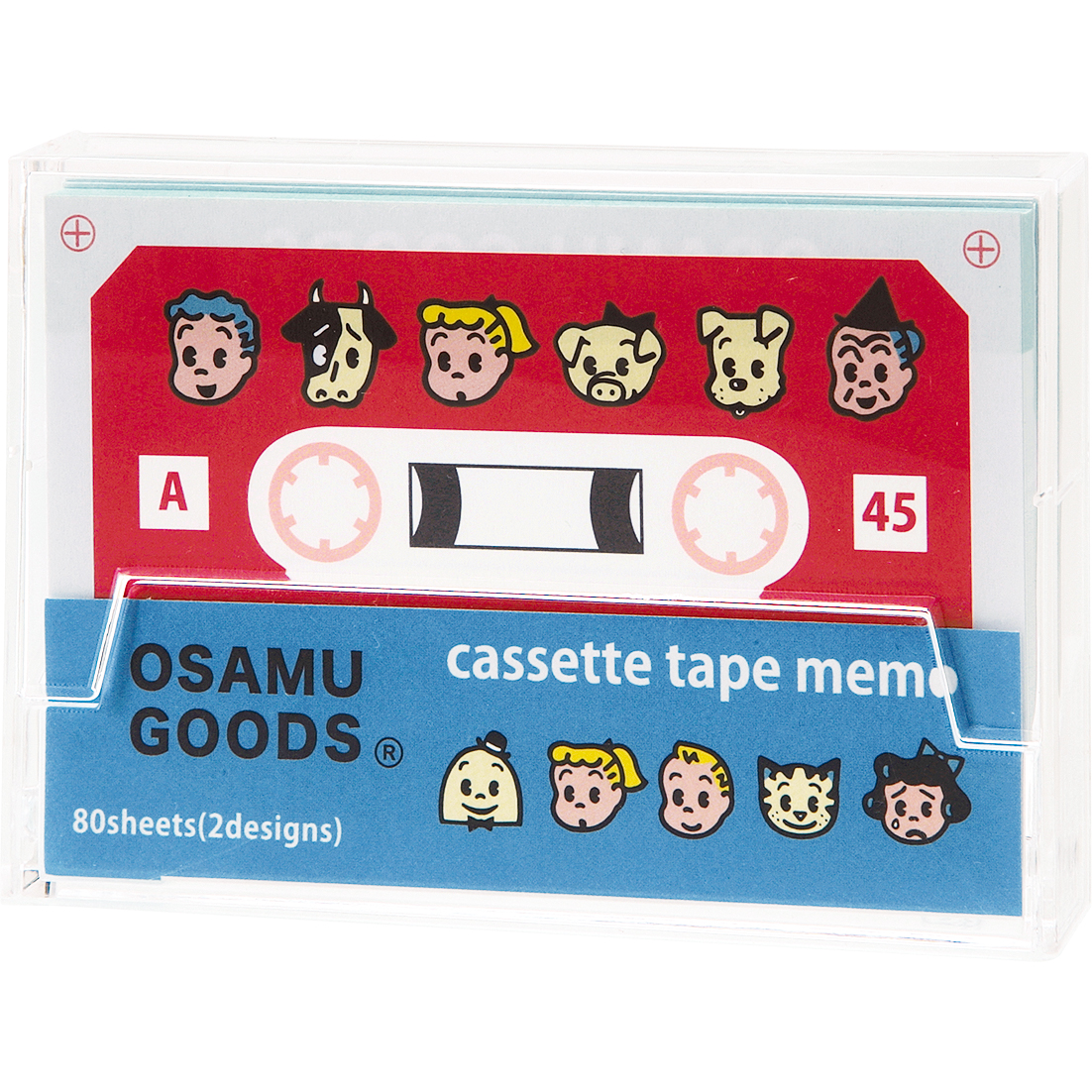 OSAMU GOODS オサムグッズ<br>カセットテープメモ(顔)