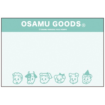 OSAMU GOODS オサムグッズ<br>カセットテープメモ(顔)