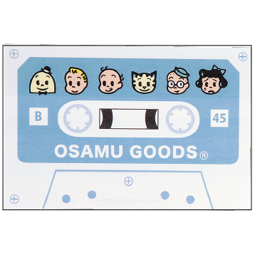 OSAMU GOODS オサムグッズ<br>カセットテープメモ(顔)