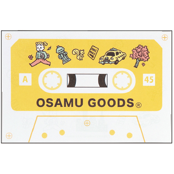 OSAMU GOODS オサムグッズ<br>カセットテープメモ（トラベル）