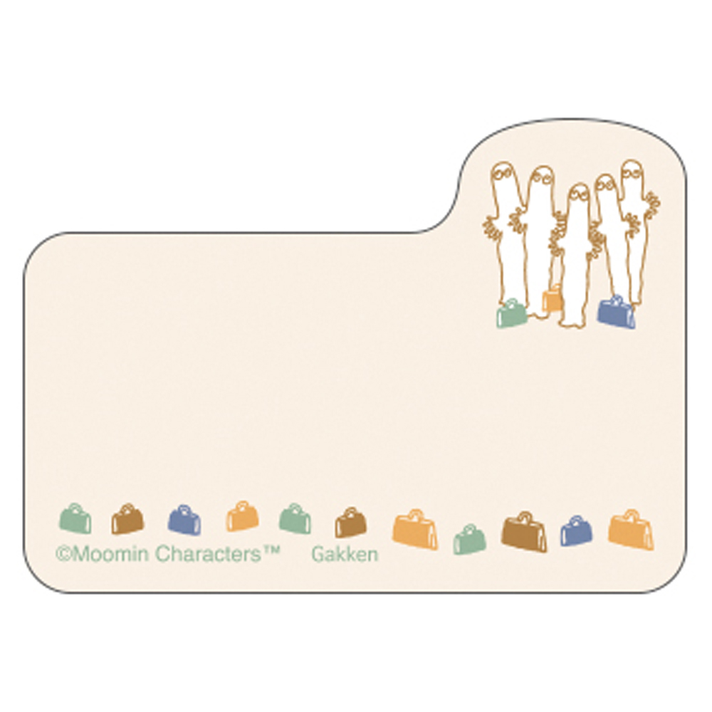 MOOMIN ムーミン<br>付箋（Green×Brown）