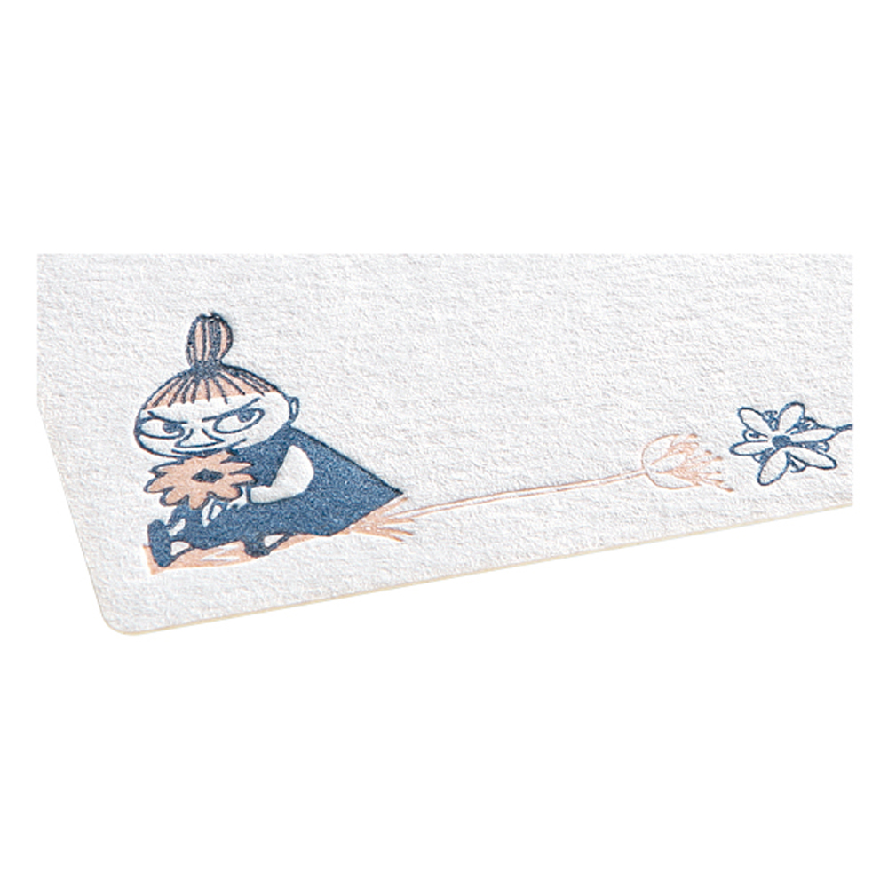 MOOMIN ムーミン<br>活版ネームカード(花とリトルミイ)