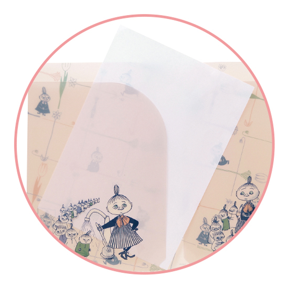 MOOMIN ムーミン<br>A5Wファイル(植物フレーム)