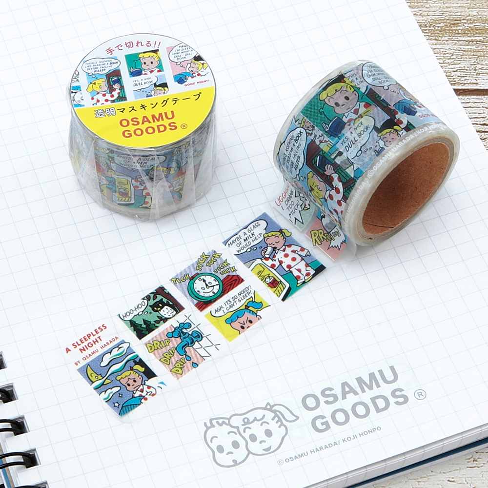 OSAMU GOODS オサムグッズ<br>透明マスキングテープ30（コミック）