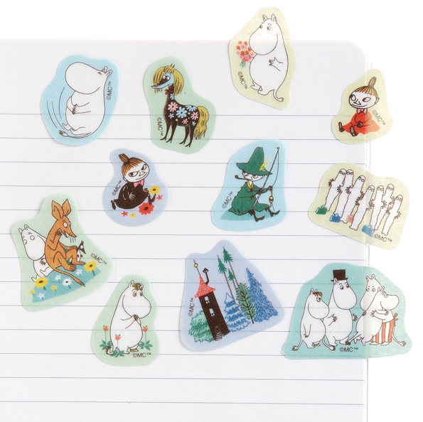 MOOMIN ムーミン<br>フレークシール（Pin×Pur）