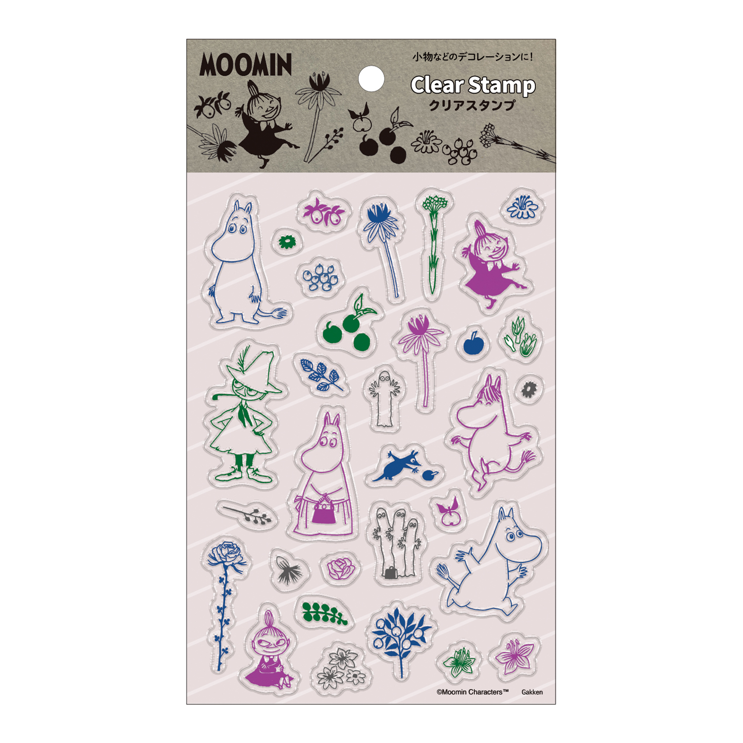 MOOMIN ムーミン<br>クリアスタンプ(クラフト)
