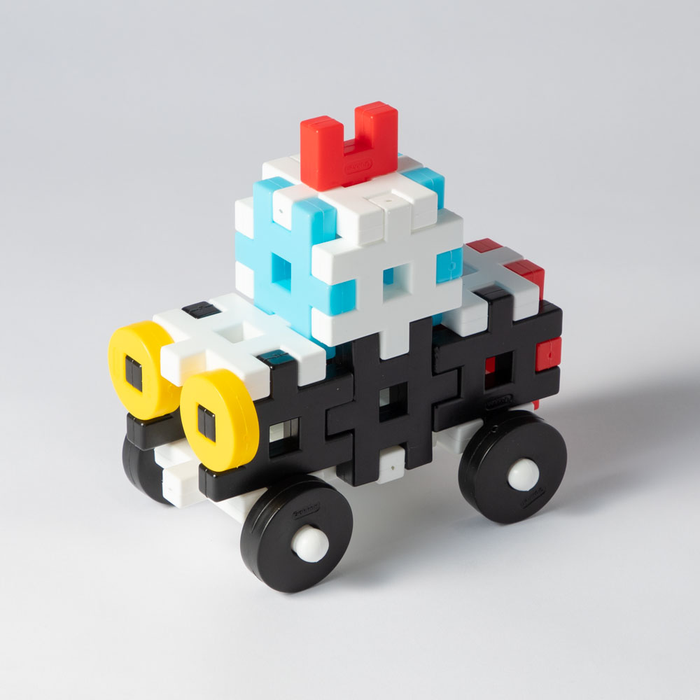 Gakkenニューブロック はじめてあそび パトカーセット<br>公式ショップ限定