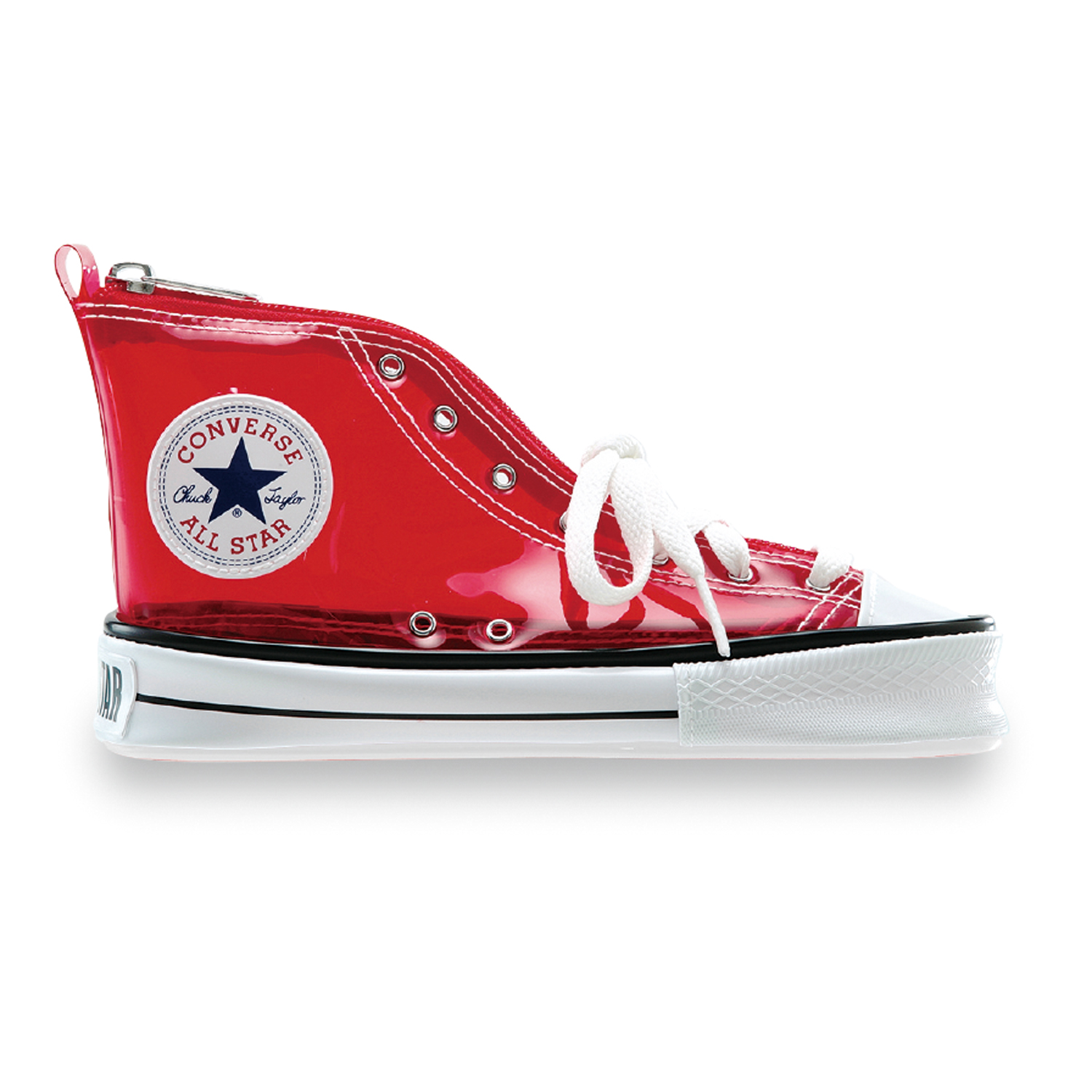 CONVERSE コンバースオールスター<br> ハイ クリアペンポ-チ(red)