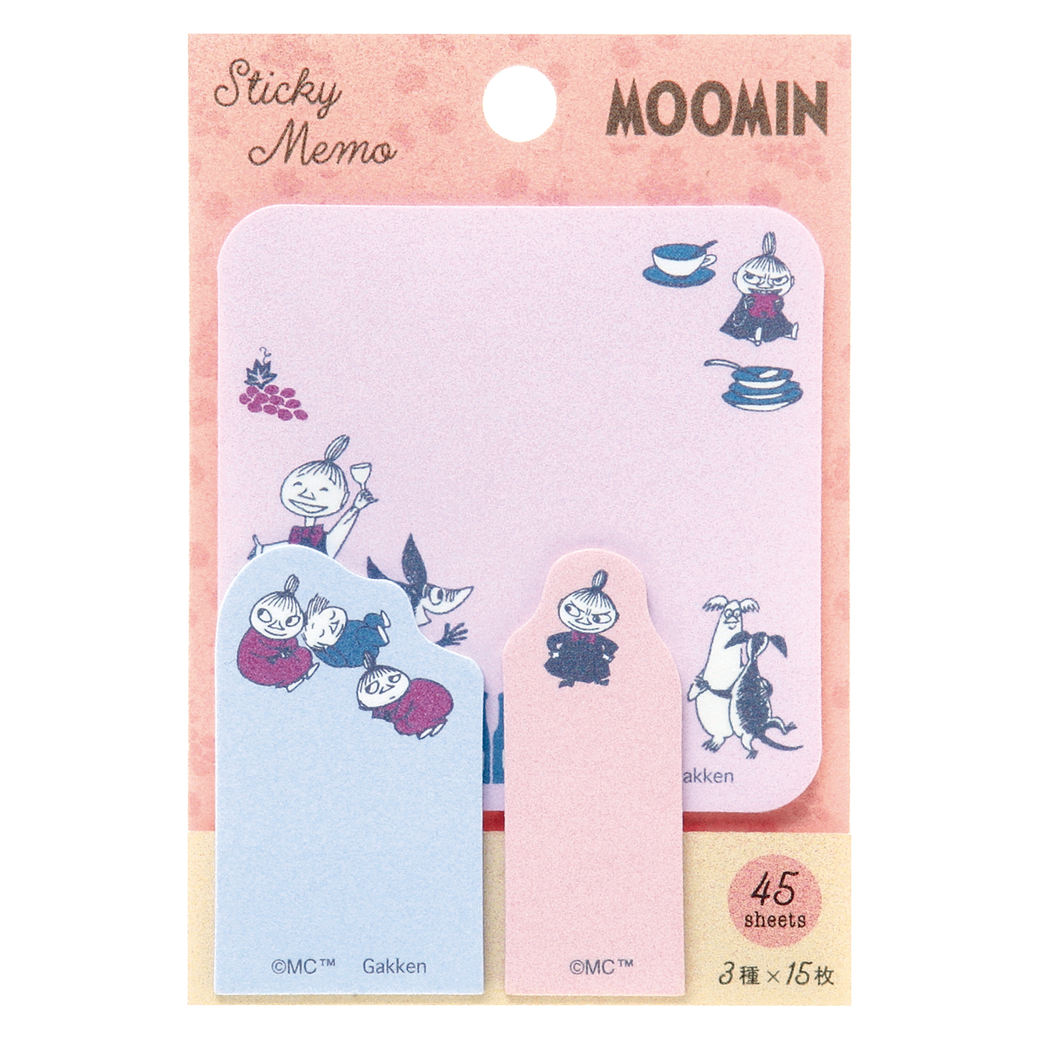 MOOMIN ムーミン 付箋（ピンク）