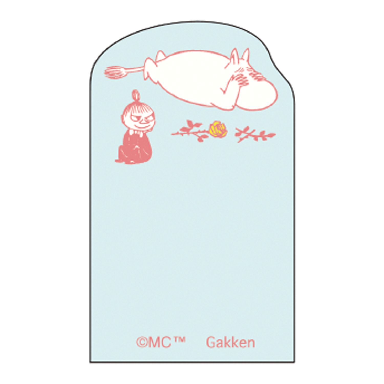 MOOMIN ムーミン 付箋（水色）