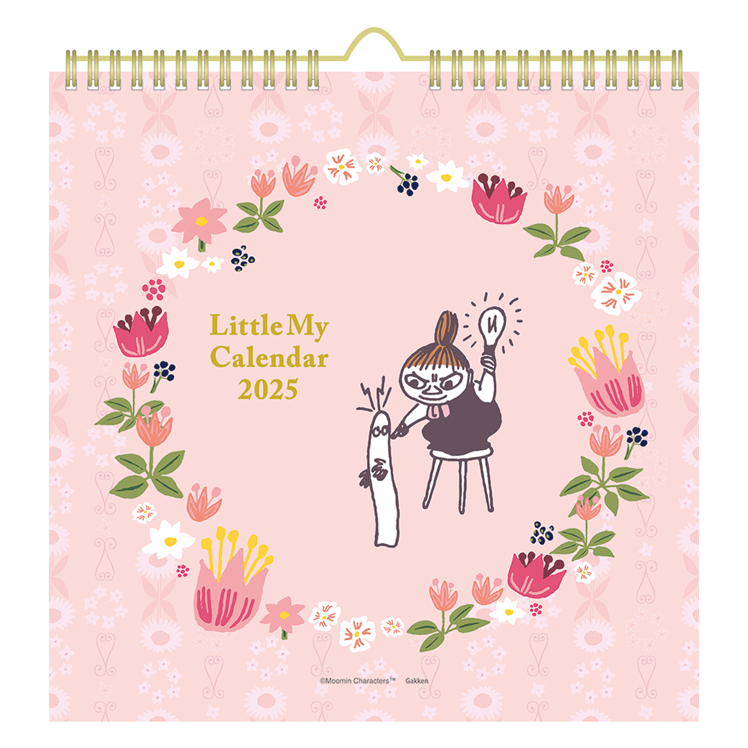 2025Calendar ムーミン すっぱい 壁掛けカレンダー2025年 北欧
