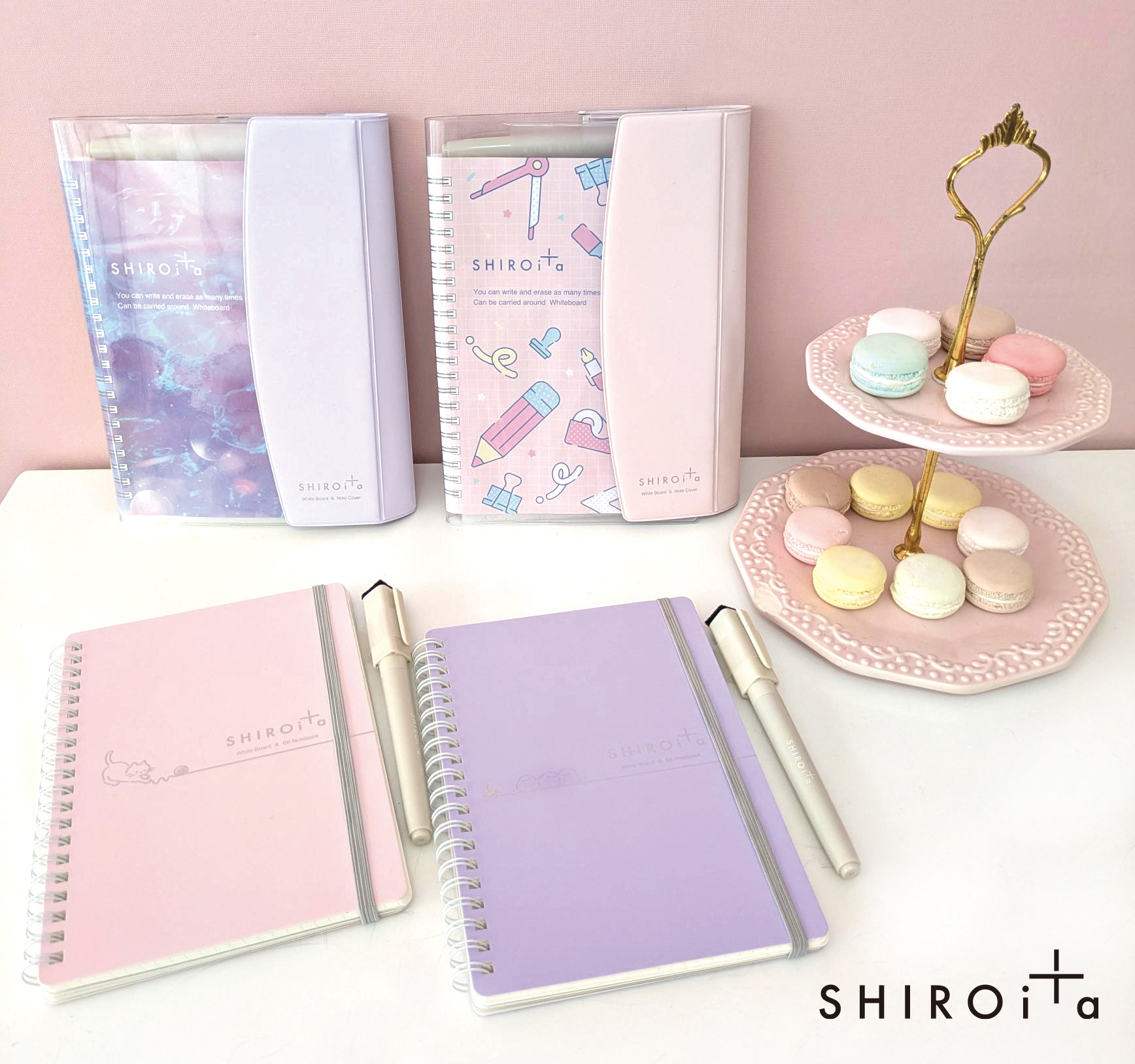 文具女子博限定販売!何度でも書いて消せる、持ち運べるホワイトボードノート”SHIROita”シリーズに限定カラーが登場!