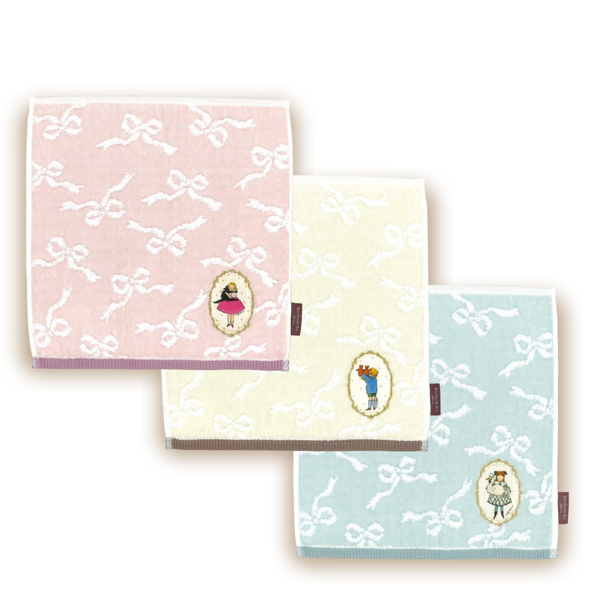 KRプリントアップリケハンカチVarロゴ無し